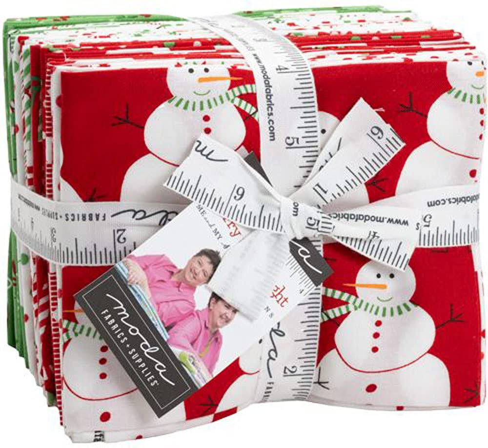 Moda Fabrics Merry and Bright Fat Quarter Bundle