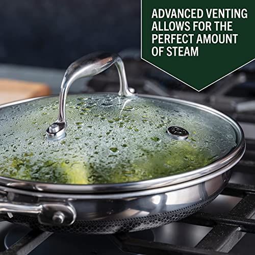 HexClad 10 Inch Hybrid Stainless Steel Frying Pan