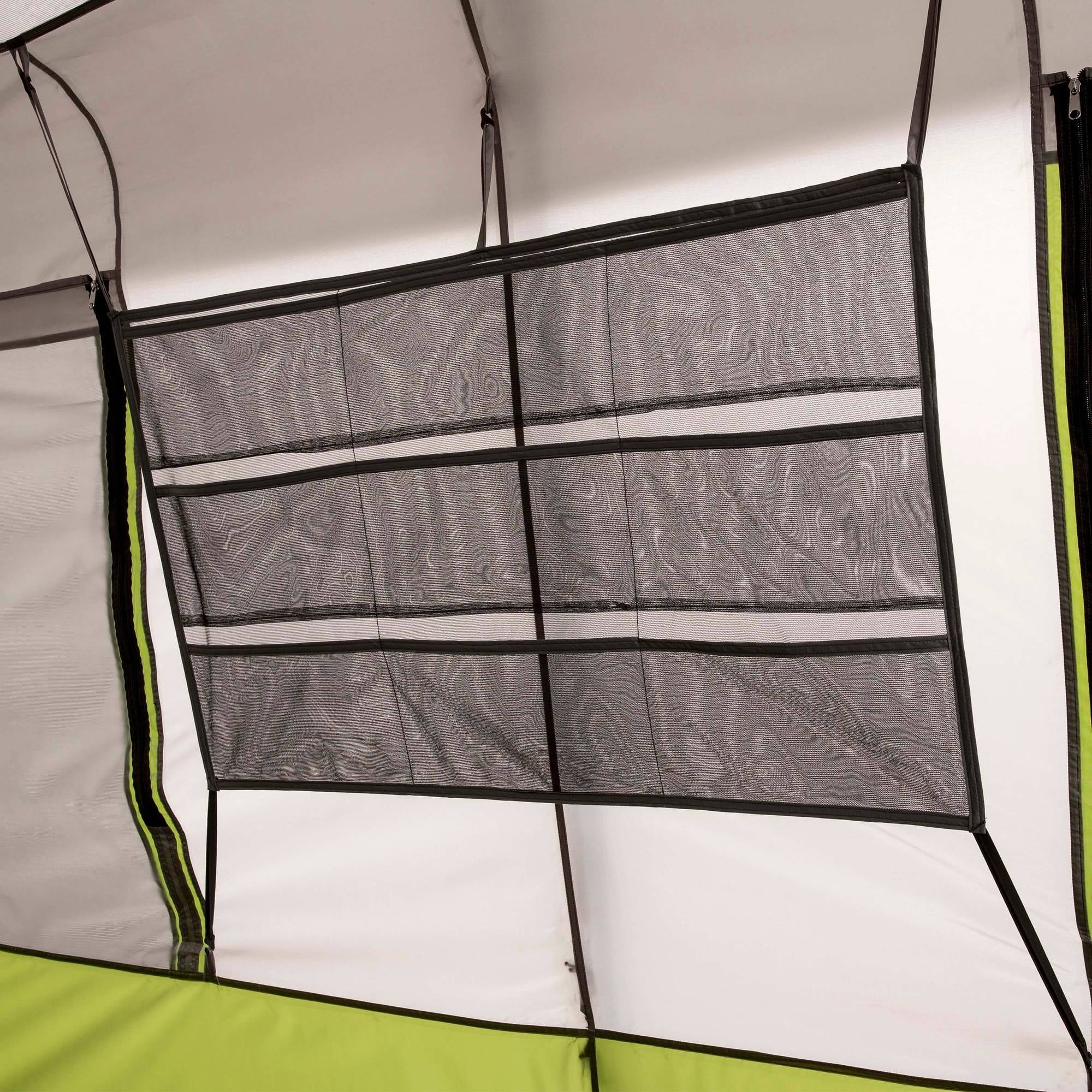 Ozark Trail 14' x 13.5' 9 Person 2 Room Instant Cabin Tent with Screen Room, 30.8 lbs