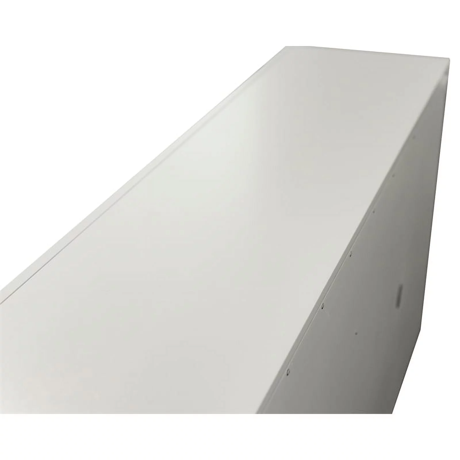 Modern Wood 80" Console with with doors TV Stand Fully Assembled White