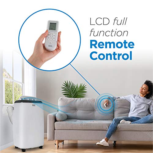 BLACK+DECKER 8,000 BTU Portable Air Conditioner with Remote Control