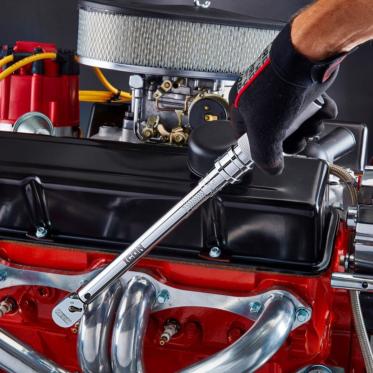 ICON 3/8 in. Drive, 20 to 100 ft-lb Professional Click Torque Wrench