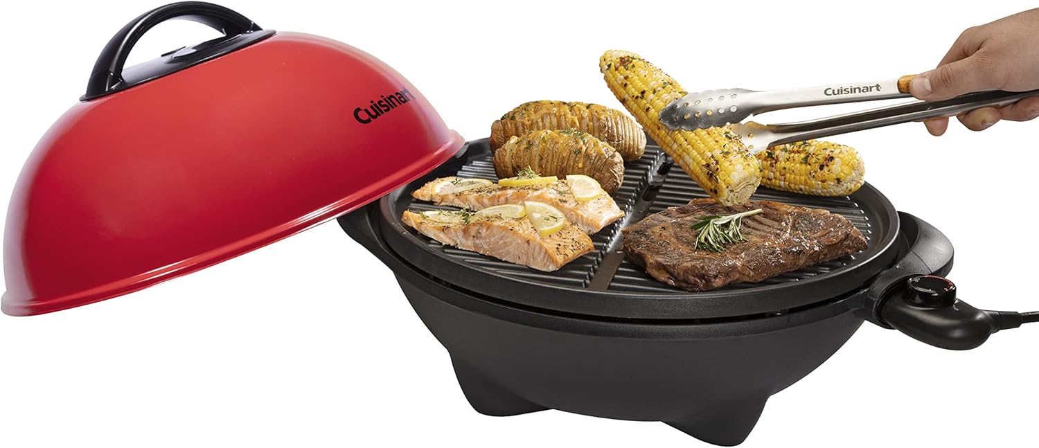 Cuisinart CEG-115 2-in-1 Outdoor Electric Grill, 240 sq. inch Cooking Space