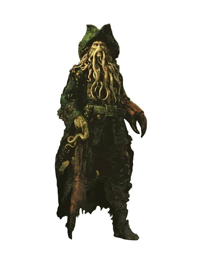 Advanced Graphics 621 Davy Jones - Potc- 76 x 33 Cardboard Standup