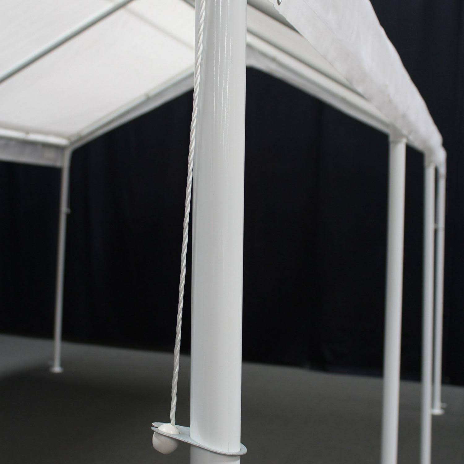 King Canopy 10 x 13 ft. White Drawstring Replacement Cover