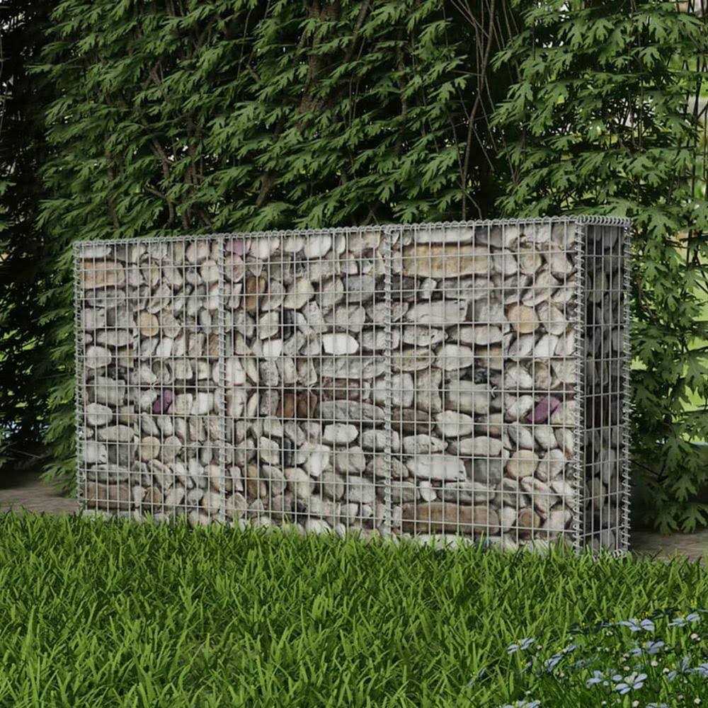vidaXL Gabion Basket Galvanized Steel 78.7x11.8x39.4 - Shop Hardware Tools Online Store