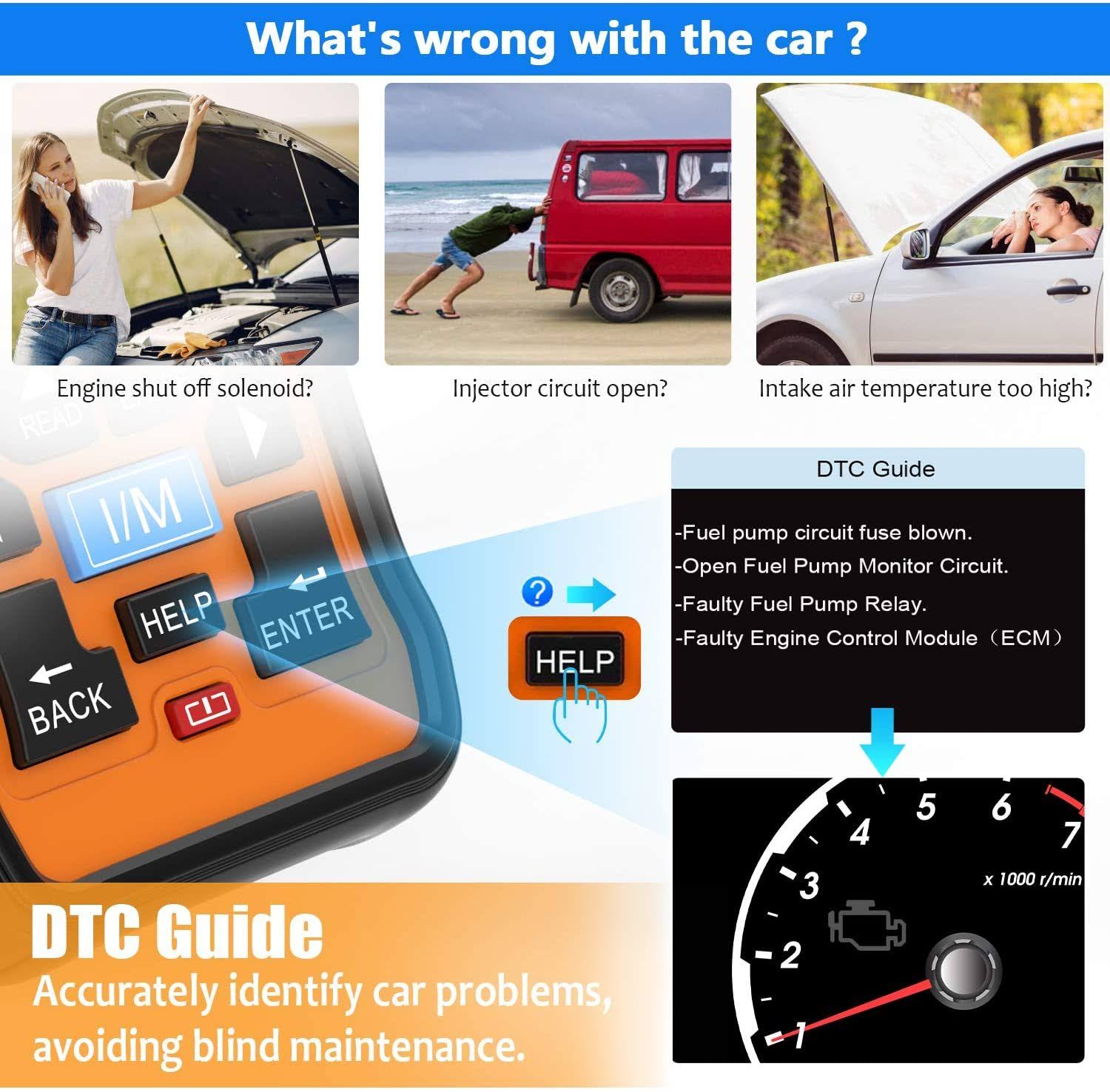 Foxwell NT301 OBD2 Scanner Professional Mechanic OBDII Diagnostic Code Reader