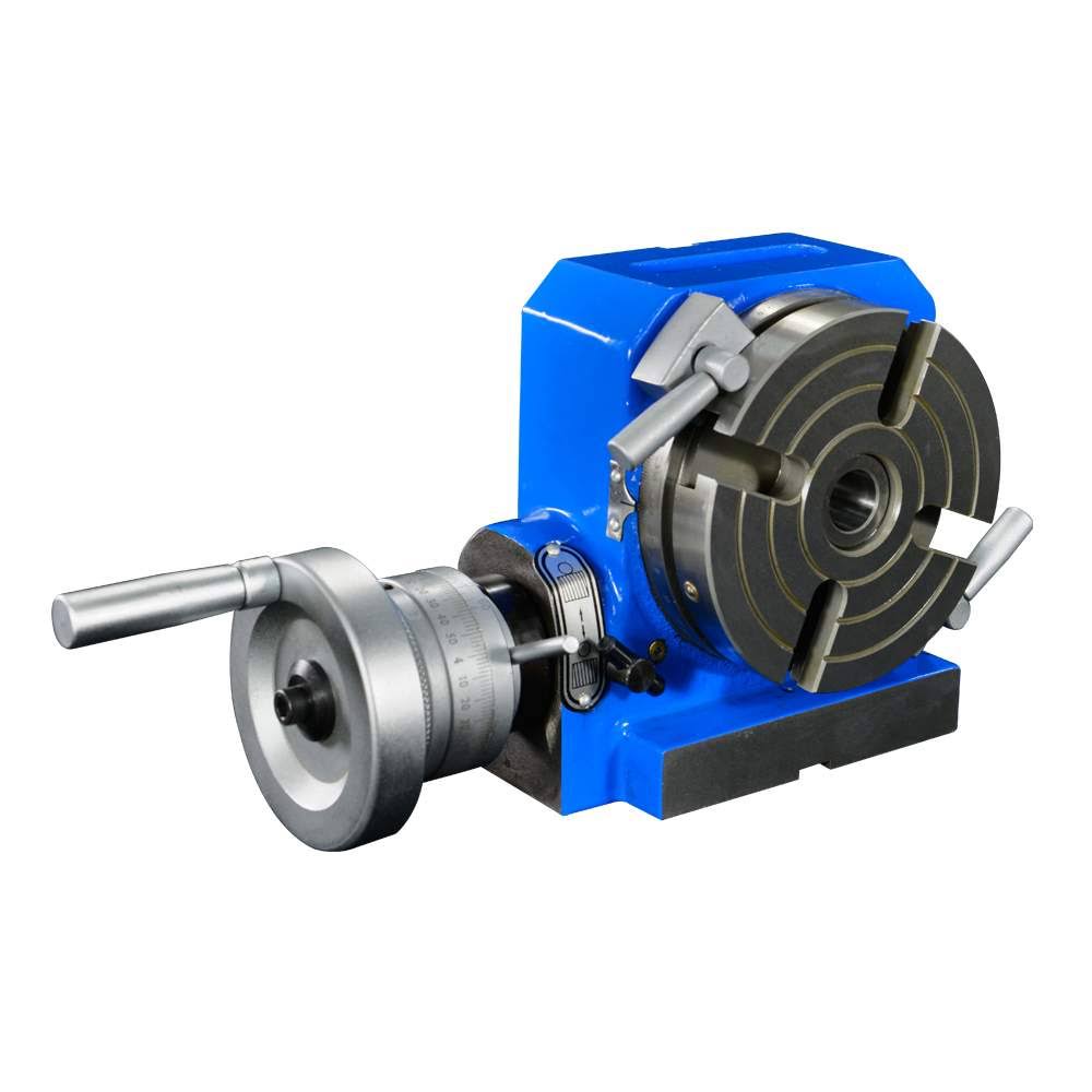 4′′ Horizontal and Vertical Rotary Machine Table (Blue Paint)
