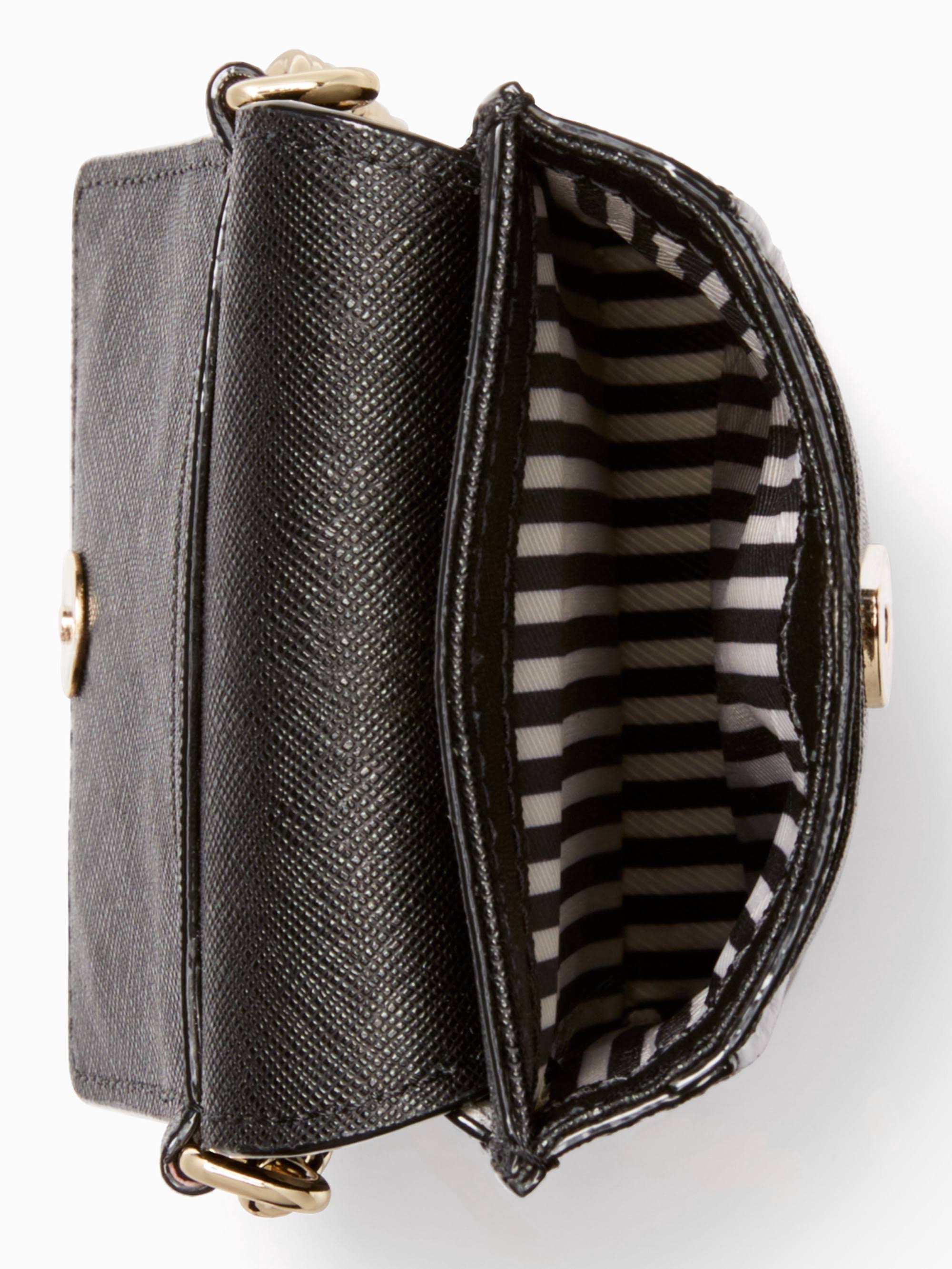 Kate Spade New York Cat North South Phone Crossbody - Black