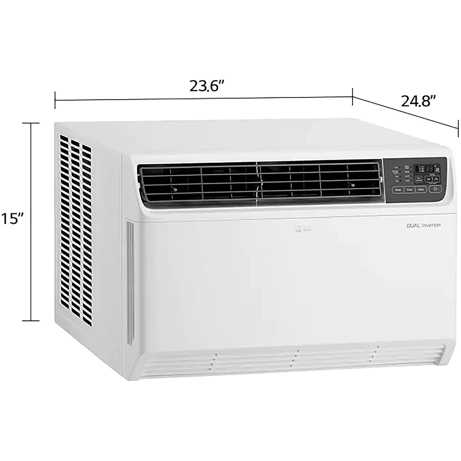 LG 115V 14,000 BTU DUAL Inverter Smart Window Air Conditioner, Cools 800 Sq. ft.