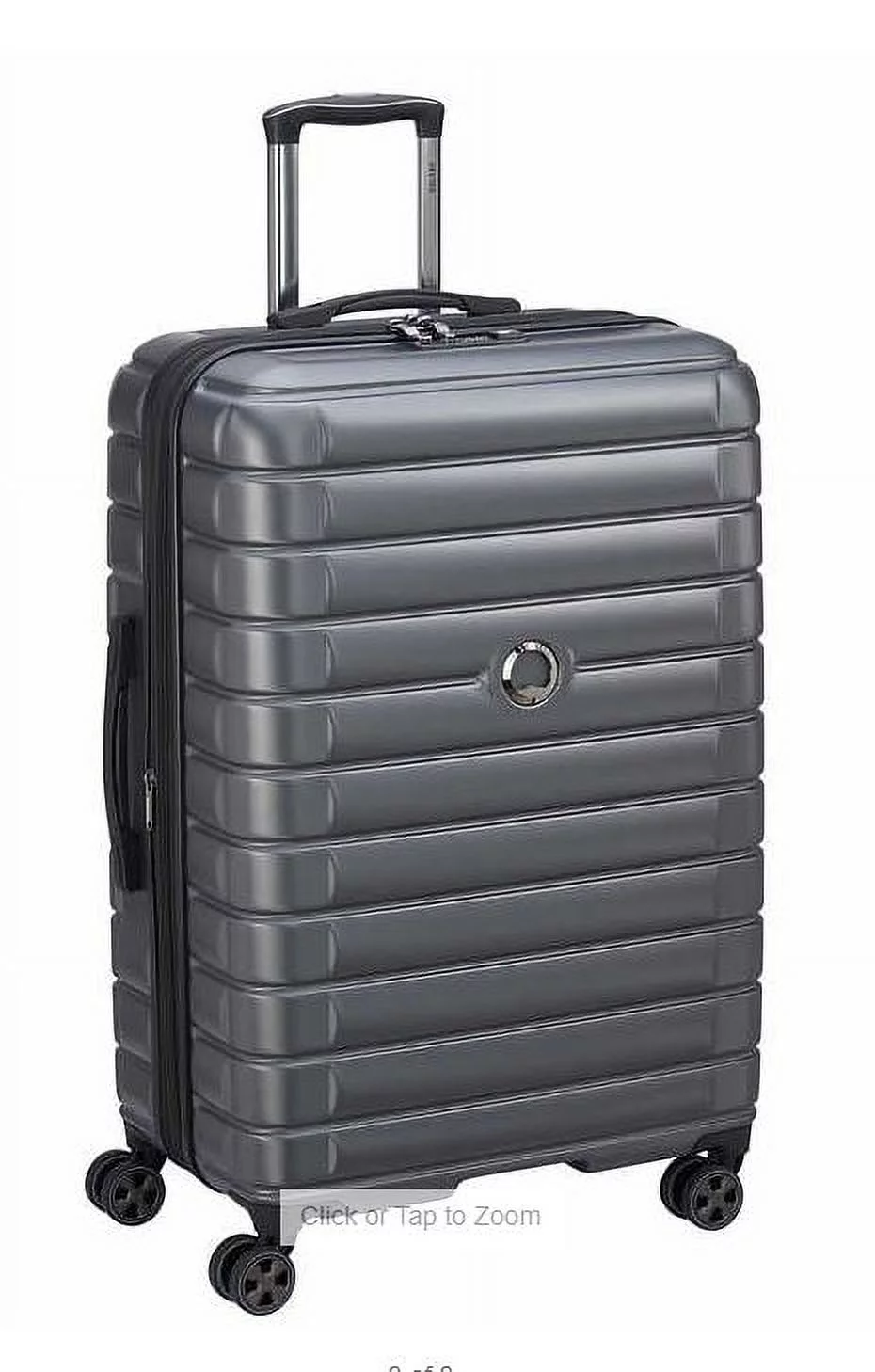 Delsey Paris 2-Piece Hardside Spinner Luggage Set Graphite/Black