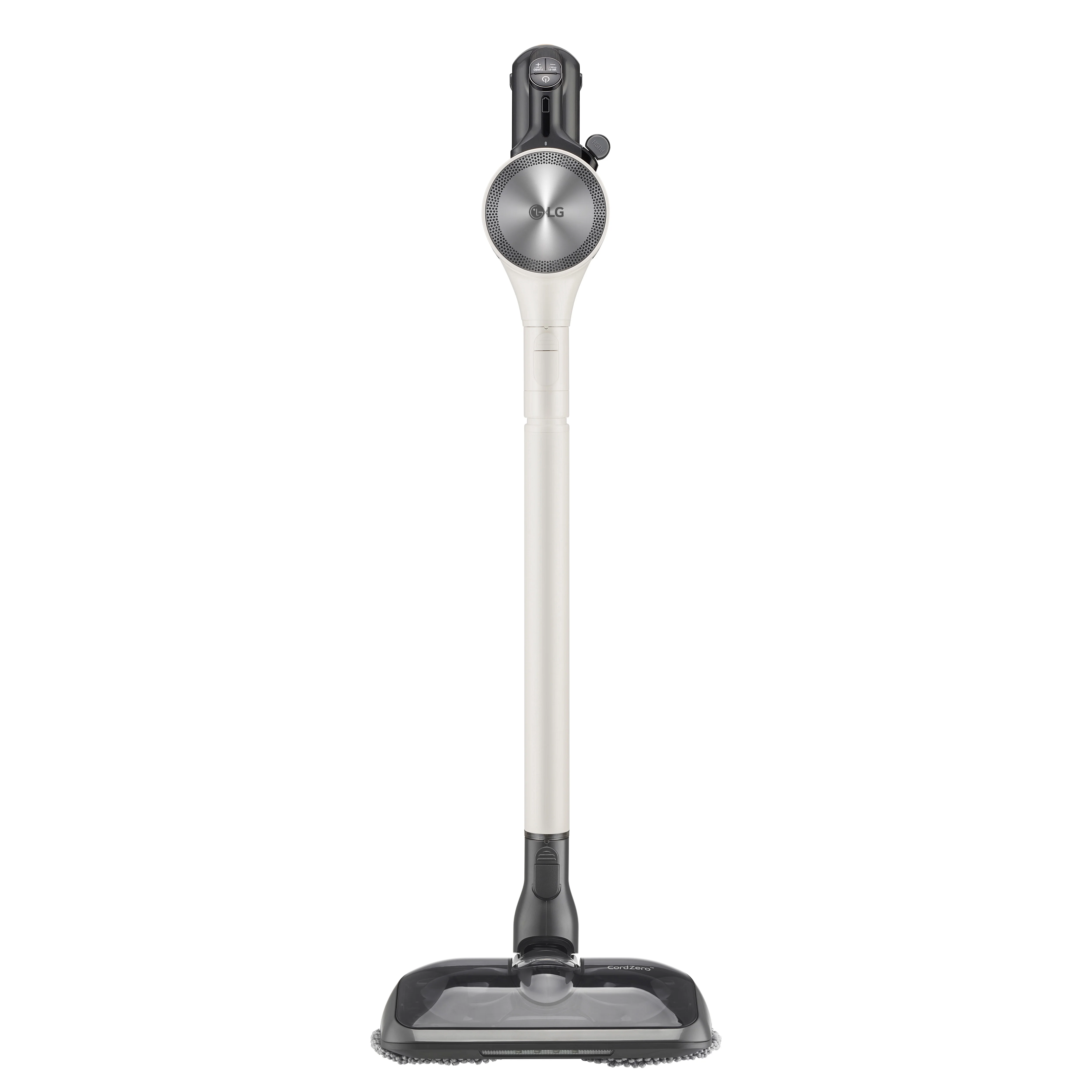 LG - A939KBGS CordZero All in One Auto Empty Cordless Stick Vacuum - Sand Beige