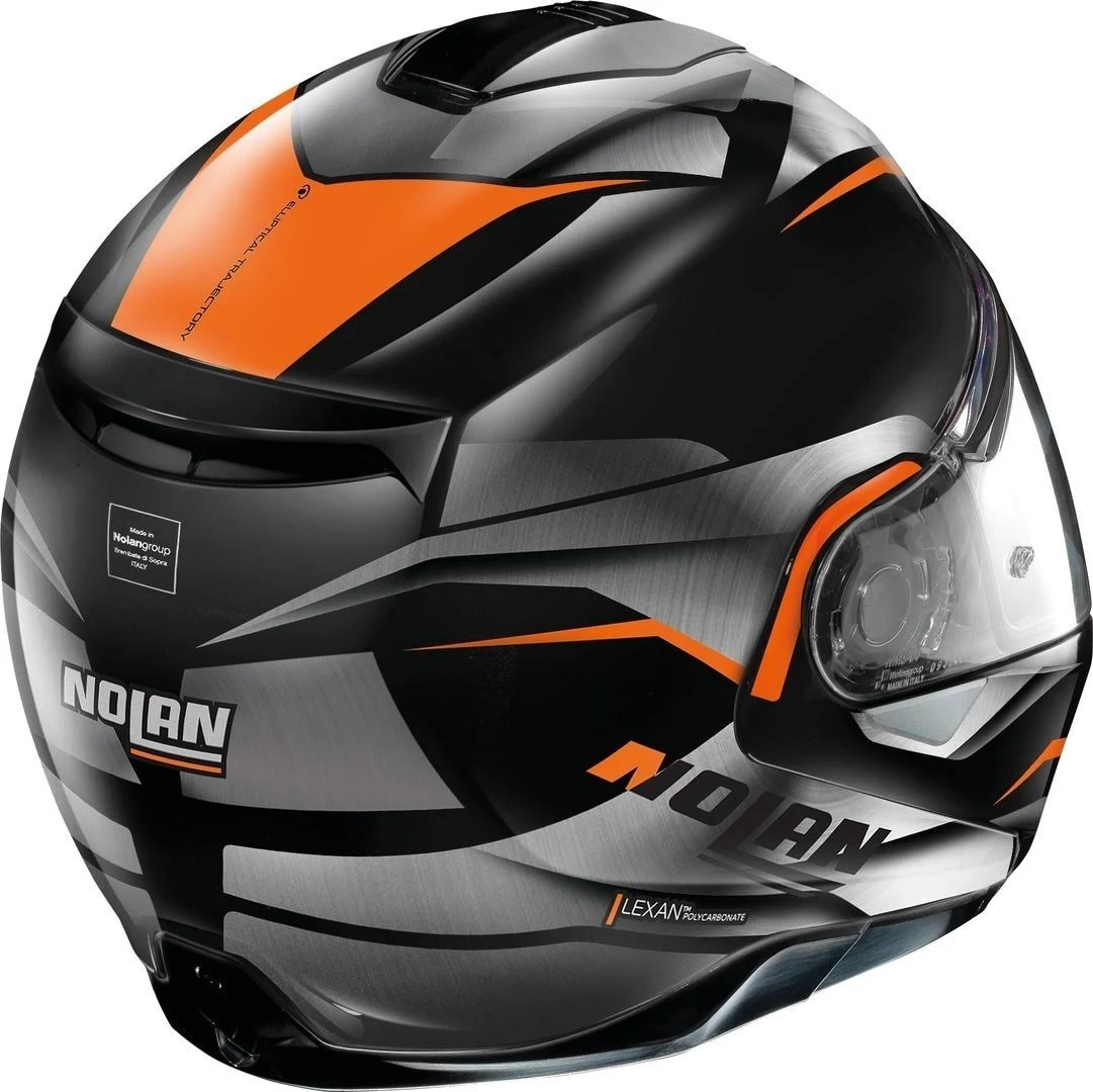 Nolan N100-5 Balteus N-Com Helmet, black-orange, Size M