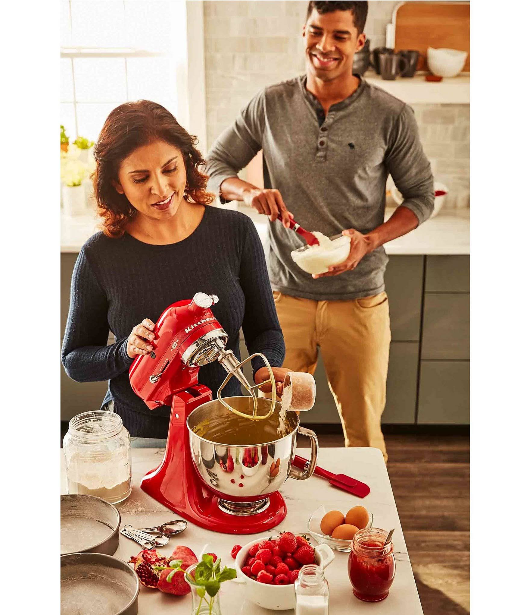 KitchenAid 100 Year Limited Edition Queen of Hearts KSM180QHSD 5-Quart Mixer - Passion Red - 325W