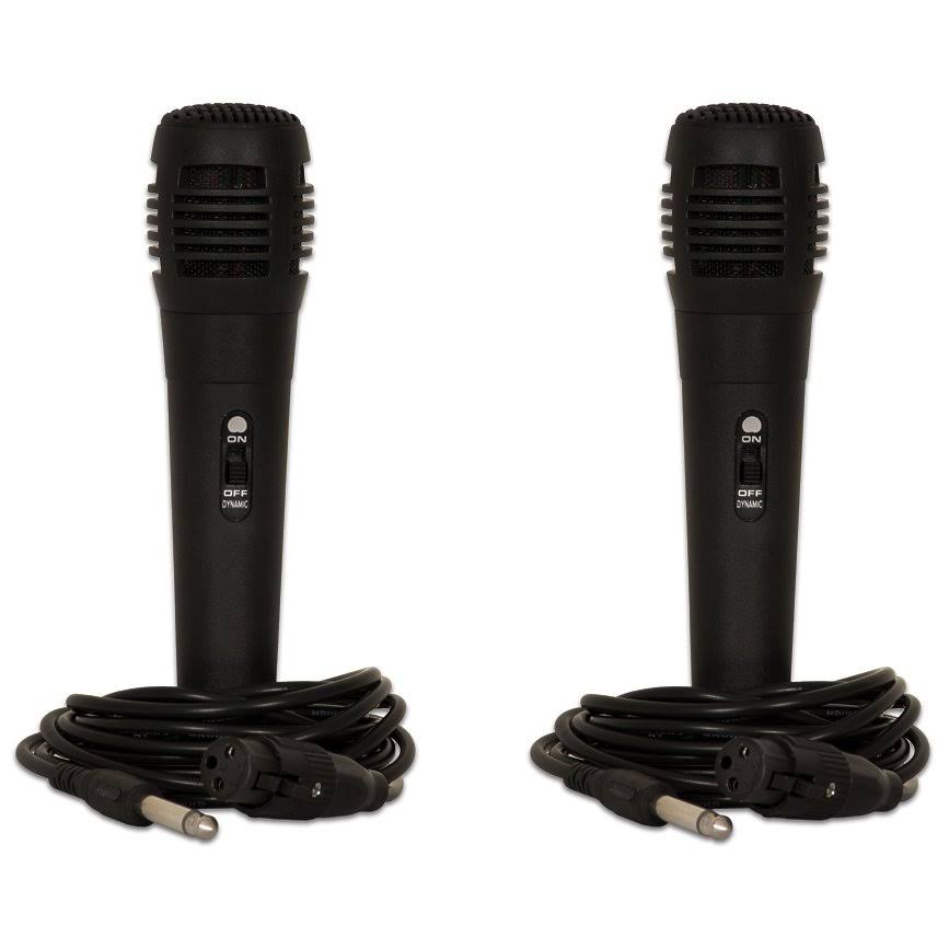Acoustic Audio AA15LBS Powered 2000W 15x22 Bluetooth Flashing LED Speakers with Mics and Stands
