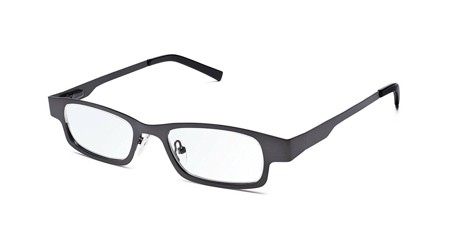 Eyejusters Self-Adjustable Glasses Stainless Steel Gunmetal