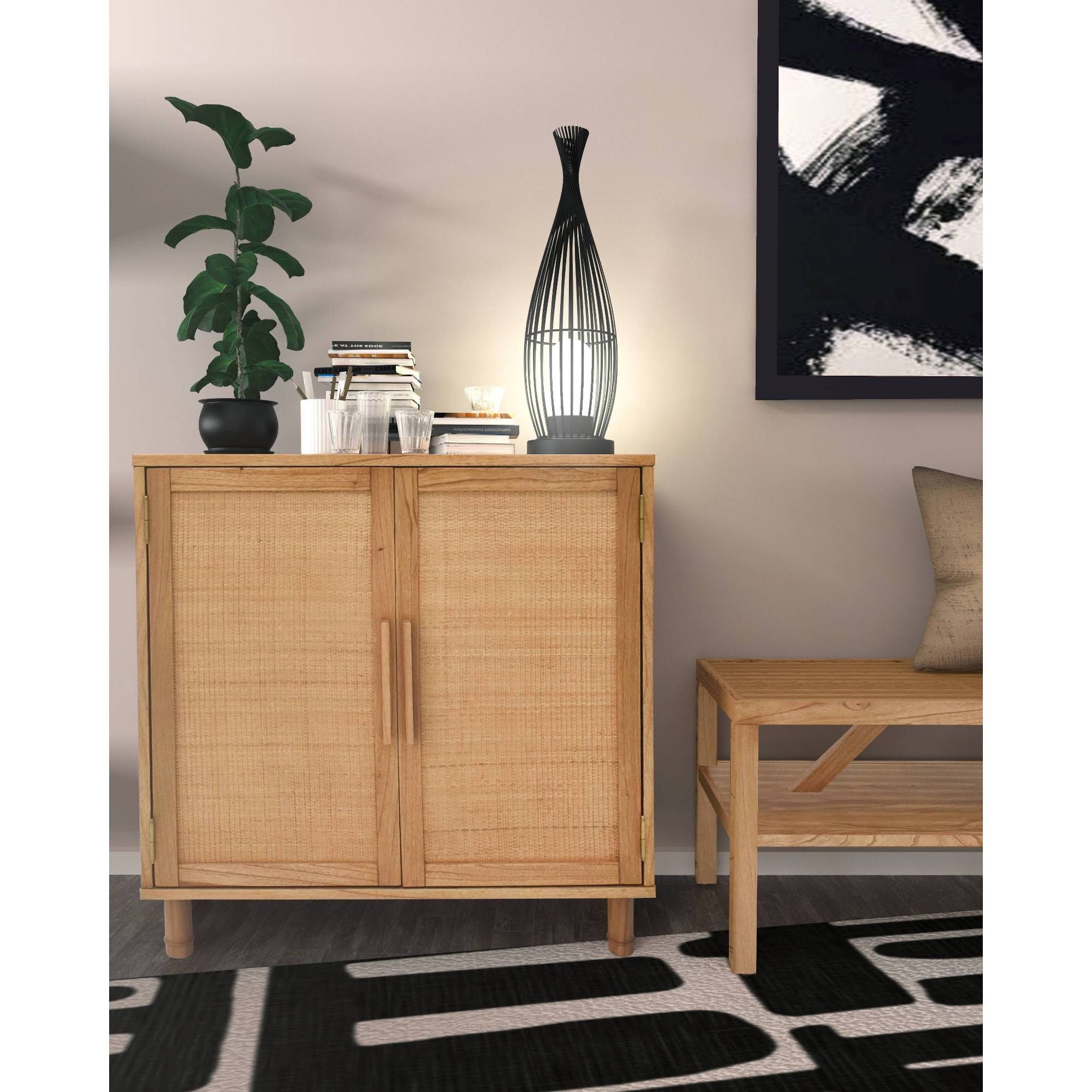 Hopper Studio Delancey Blond 2-Door Cabinet