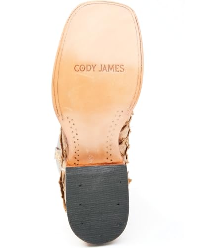 Cody James Men's Exotic Pirarucu Western Boot Broad Square Toe - Bbme-102