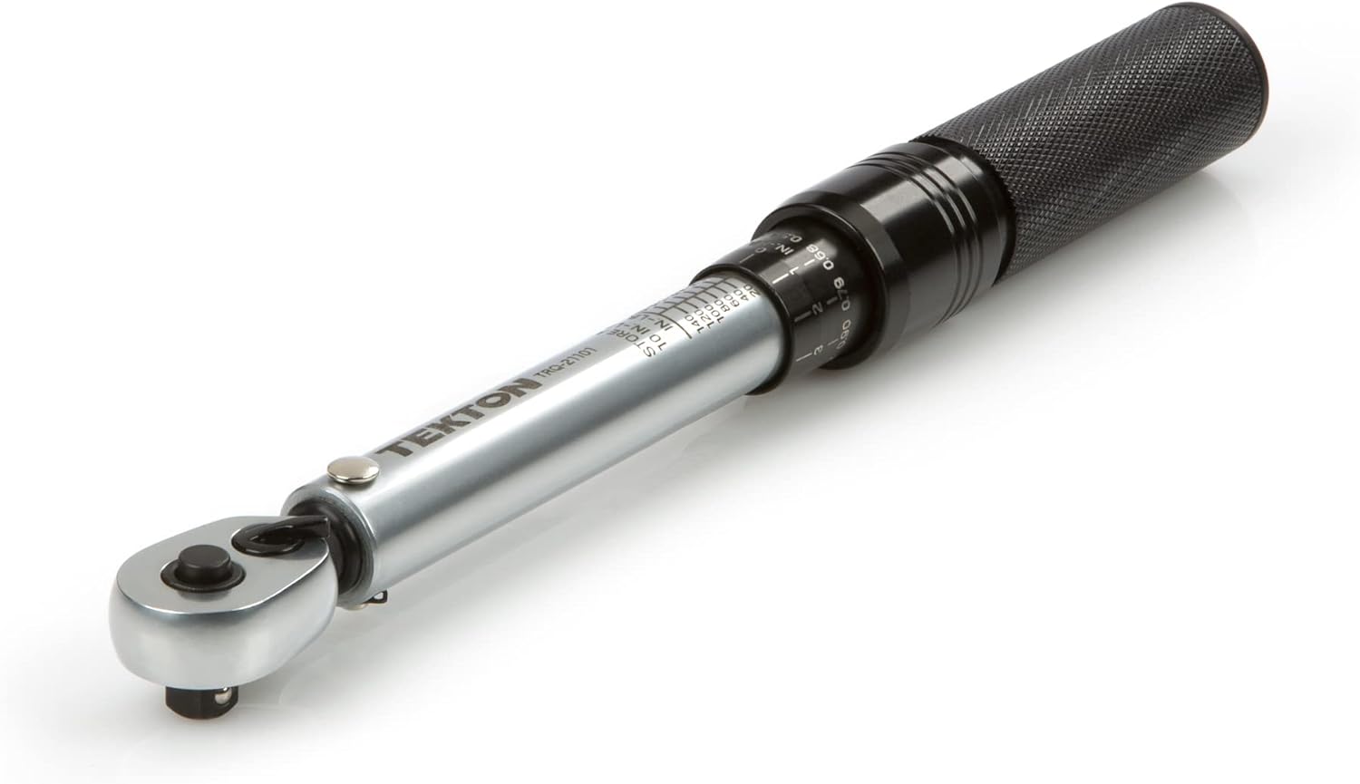 TEKTON 1/4 Inch Drive Dual-Direction Click Torque Wrench (10-150 in.-lb.) | TRQ21101 & 1/2 Inch Drive Click Torque Wrench (25-250 ft.-lb.) | 24340