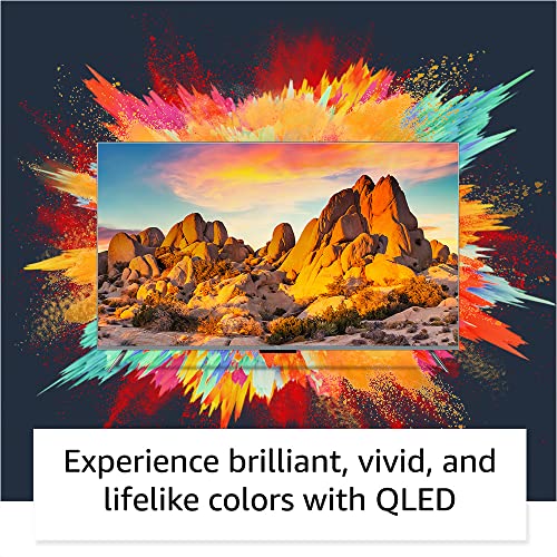 Amazon Fire TV 55" Omni QLED Series 4K UHD smart TV, Dolby Vision IQ, Fire TV Ambient Experience, local dimming, hands-free with Alexa