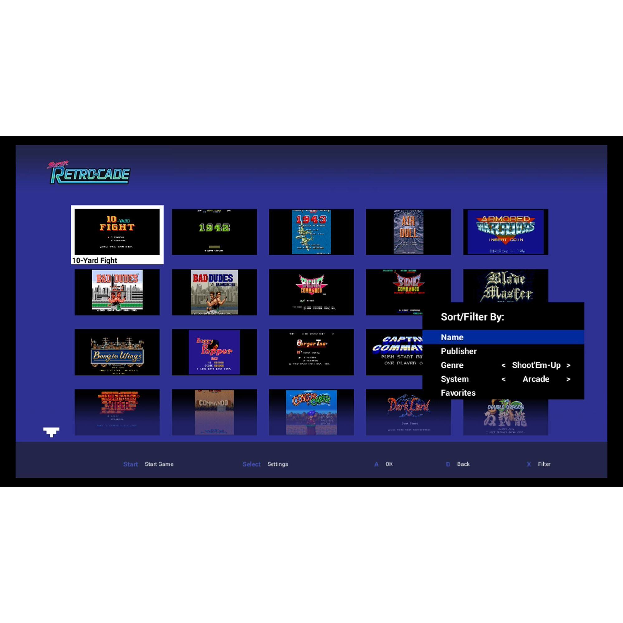 Retro-bit Super Retro-Cade Plug and Play Game Console
