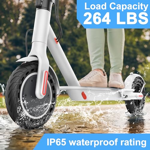 E Scooter for Adults 19-22 MPH 350/500W Motor 281/441Wh Battery,8.5"/10" Tires,Motorized Scooter Up to 22 Miles Range, Foldable Scooter with Double Shock Absorption/Bearing 265 LBS/APP Control
