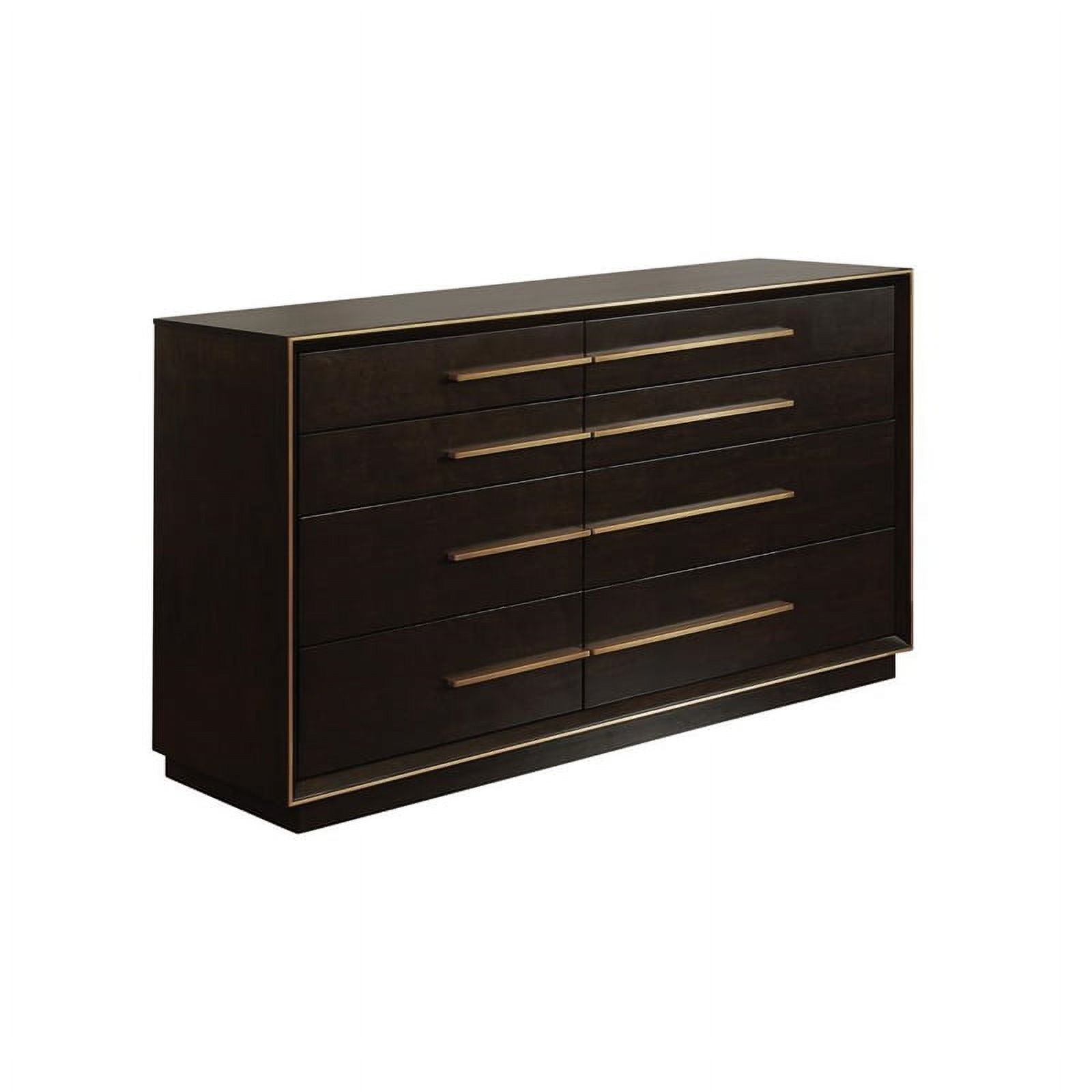 Pemberly Row 4-piece Wood California King Panel Bedroom Set in Brown and Gray