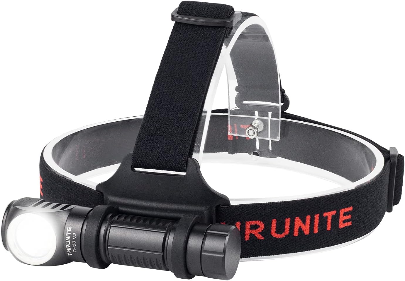 ThruNite TH30 V2 LED Headlamp, USB C Rechargeable Head Lamp, Ultra-Bright 3320 Lumens Including Rechargeable Battery and Headband, Water Resistant for Camping, Hiking, Hunting, Cycling Cool White - CW