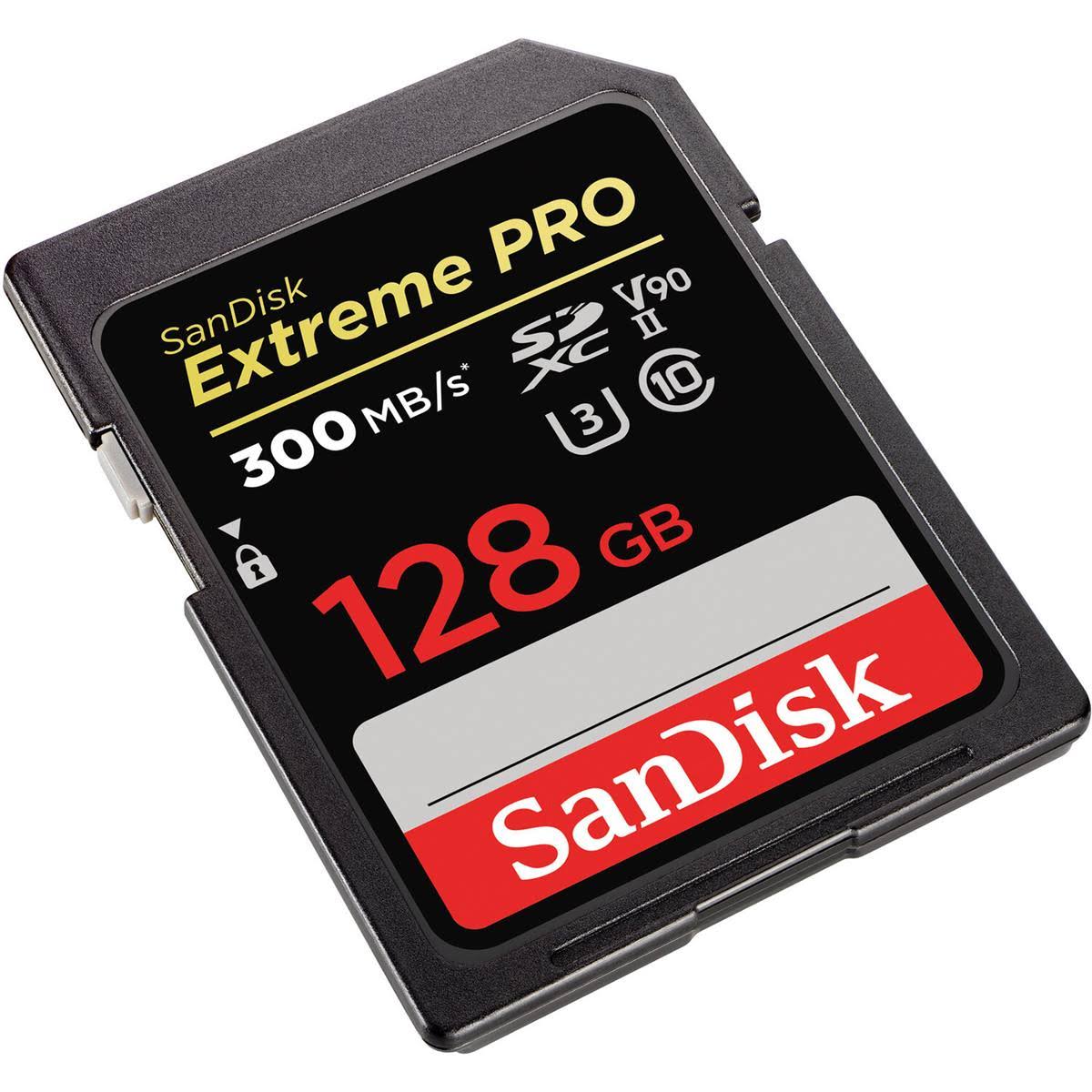SanDisk 128GB Extreme Pro UHS-II V90 SDXC Memory Card