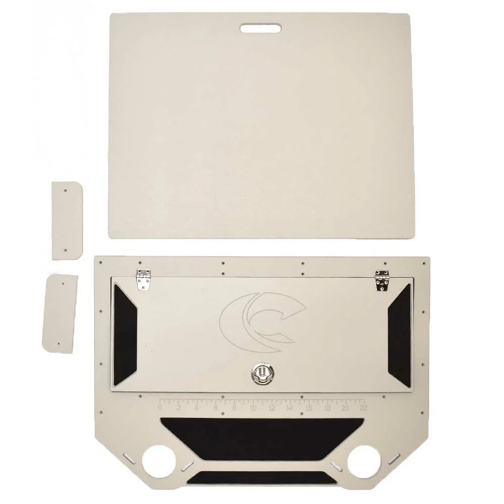Crestliner Pontoon Boat Fish Station Panels 2311144 | 2019 Dolphin Gray (Kit)