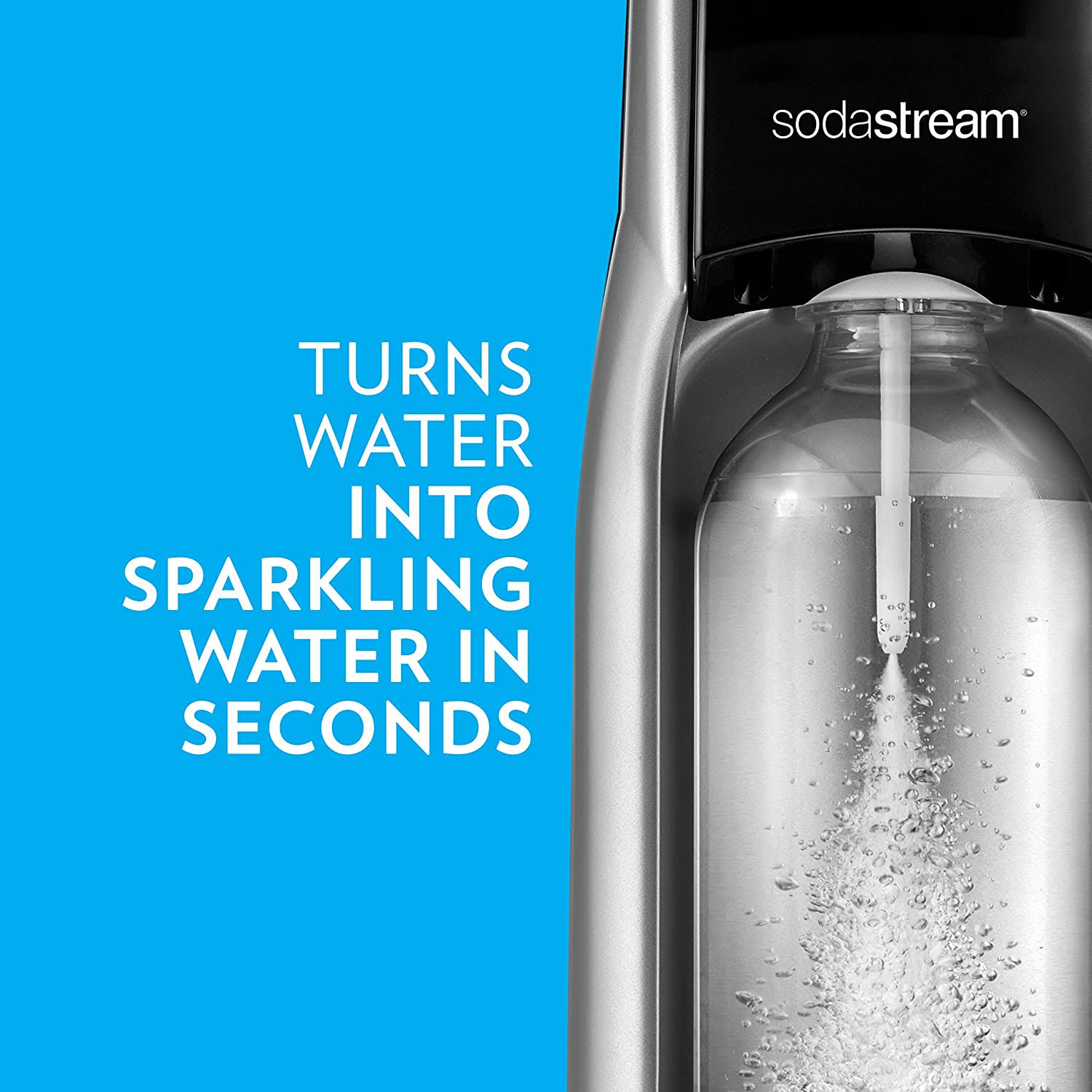 Sodastream Blk/Slv Jet Soda Maker