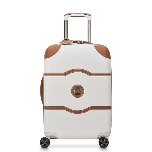 DELSEY PARIS Chatelet Air 2.0 Hardside Luggage with Spinner Wheels, Angora, Checked-Large 28 Inch