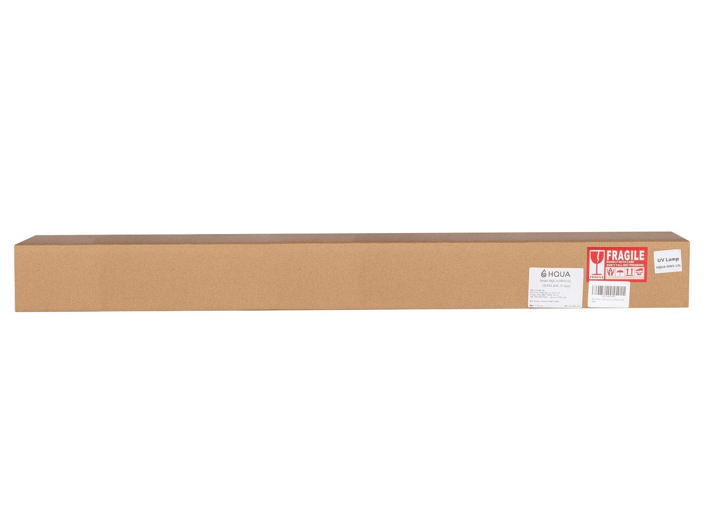 HQUA-OWS-12L 40W Germicidal UV Tube 2 Pack and HQUA-OWS-12Q Quartz Sleeve for 12GPM Water Purifier 2 Pack