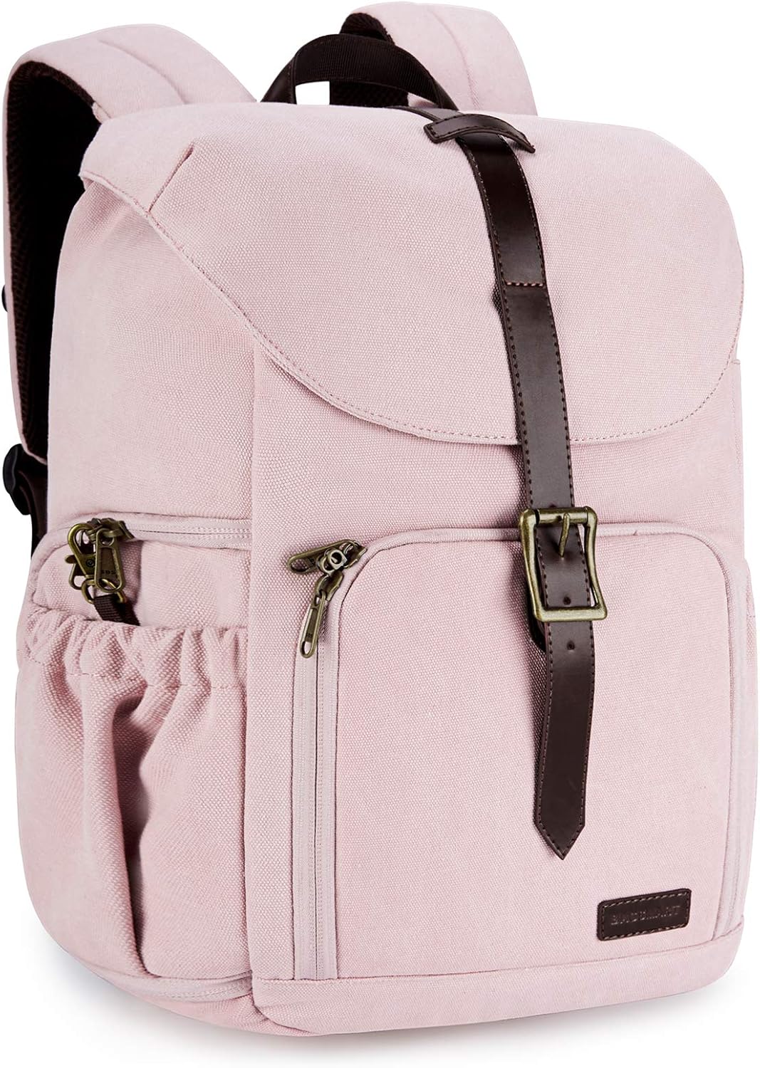 Camera Backpack, BAGSMAR DSLR Camera Bag Backpack, Anti-Theft and Waterproof Camera Backpack for Photographers, Fit up to 15 Laptop with Rain Cover, Pink
