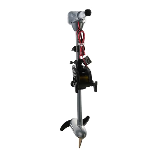 Newport Kayak Series 55lb Thrust Transom Mounted Saltwater Electric Trolling Motor w/LED Battery Indicator (24" Shaft)