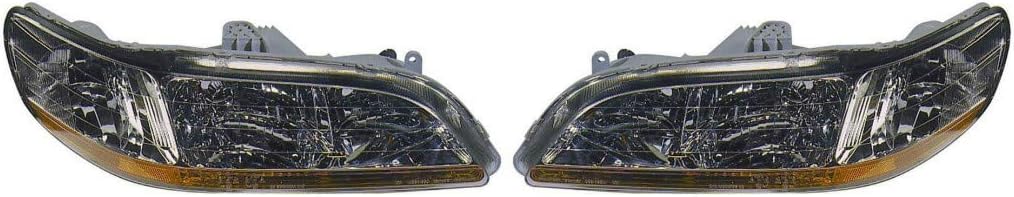 For Honda Accord Headlight Assembly 2001 2002 Pair Driver and Passenger Side For HO2502117 | 33151-S84-A02