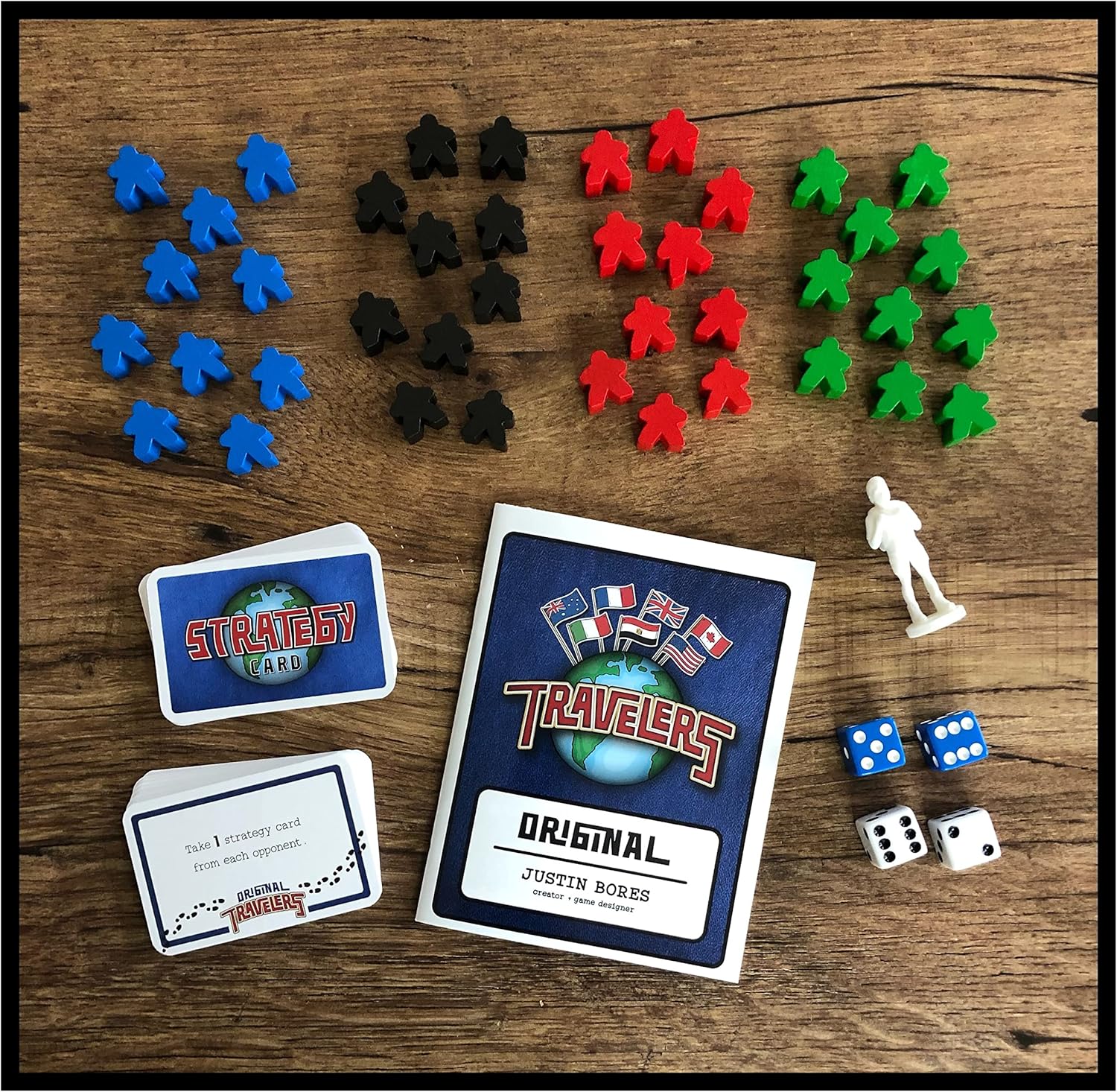 Strategy Board Game | Travelers Board Game| Board Game for Adults, Teens, and Family | Ages 13+ | 2-4 Players | 2-8 Players with Expansion Pack of 2