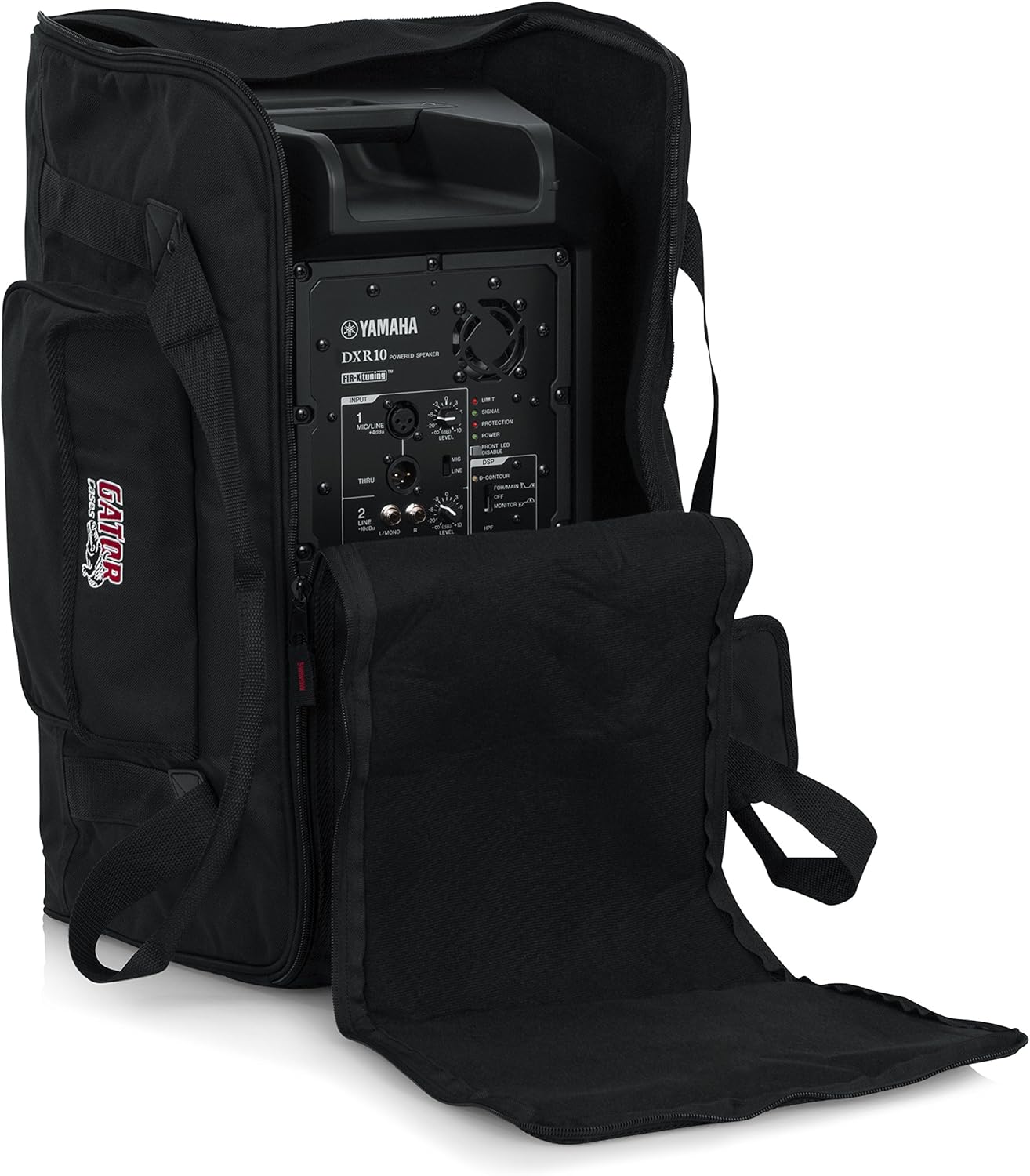 Gator Cases Heavy-Duty Speaker Tote Bag for Compact 12" Speaker Cabinets; Fits QSC K12, Yamaha DXR12 and more (GPA-TOTE12)