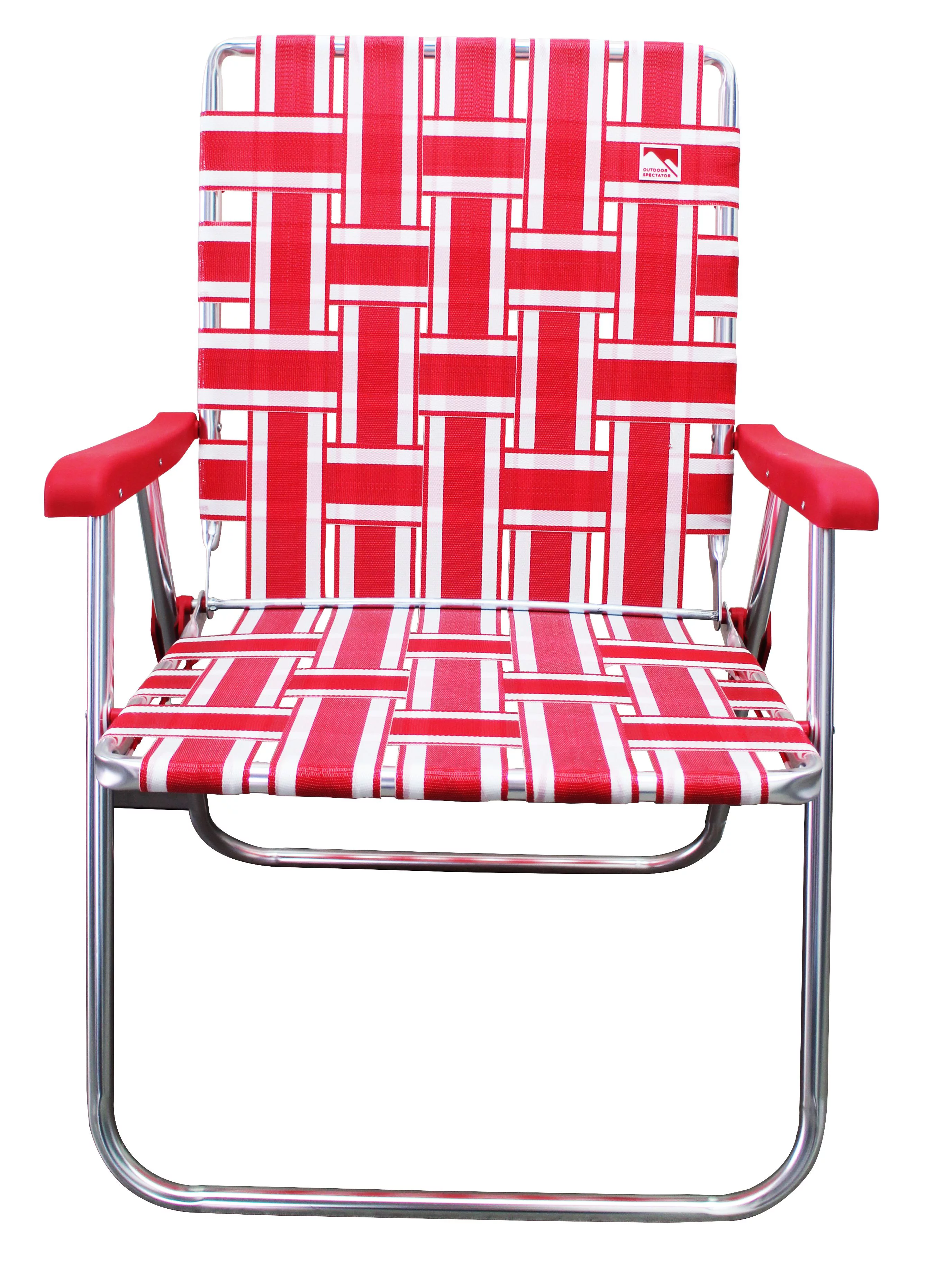 Outdoor Spectator (2-Pack) Classic Aluminum Webbed Folding Lawn / Camp Chair