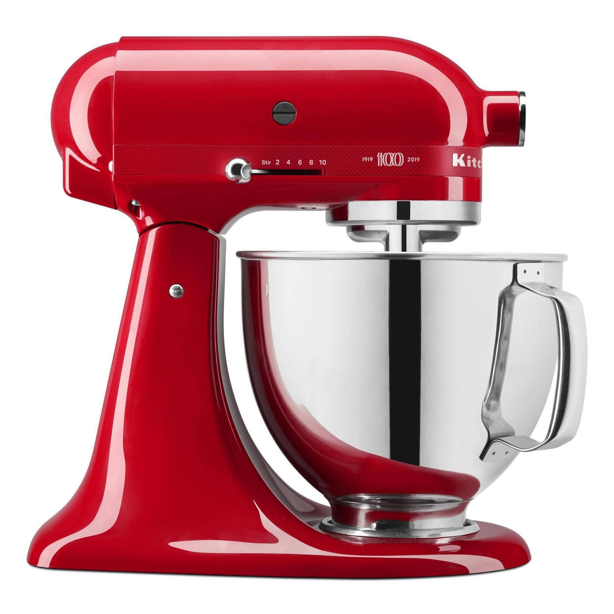 KitchenAid 100 Year Limited Edition Queen of Hearts KSM180QHSD 5-Quart Mixer - Passion Red - 325W