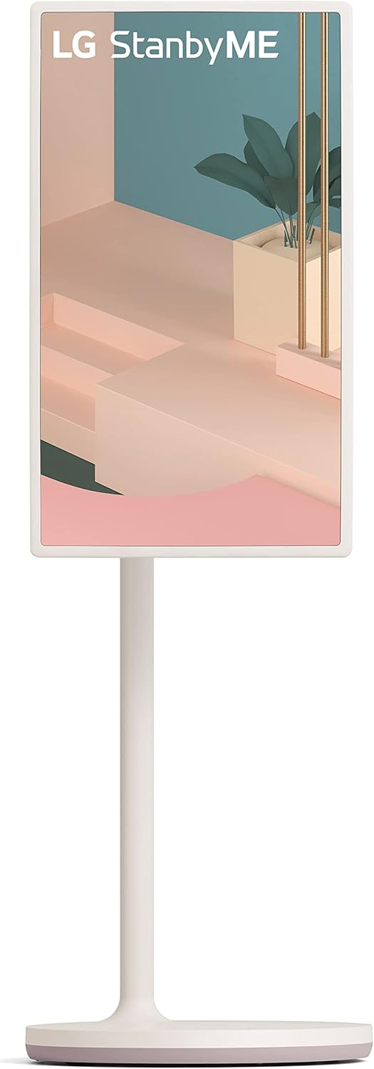 LG 27-Inch Class StanbyMe 1080p-Portable Touch-Screen-Monitor 27ART10AKPL, 2022 - Built-in Battery, Full Swivel Rotation, 60Hz Refresh Rate,Black (Renewed)