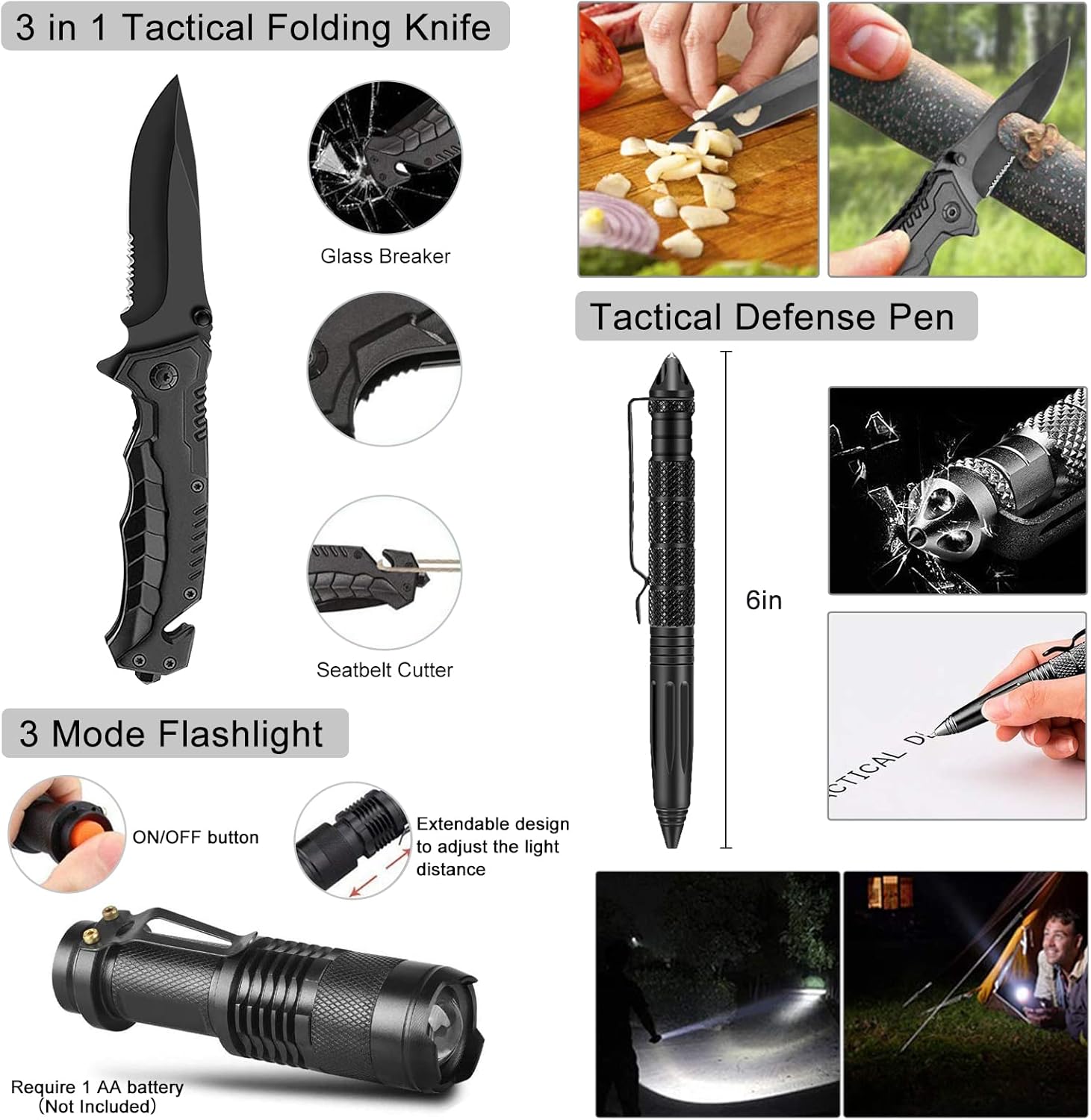 Furaso Emergency Survival Kit 234 pcs Professional Survival Gear Tool Tactical First Aid Kit Outdoor Trauma Bag with Molle Pouch for Camping Hiking Adventures[Upgrade]