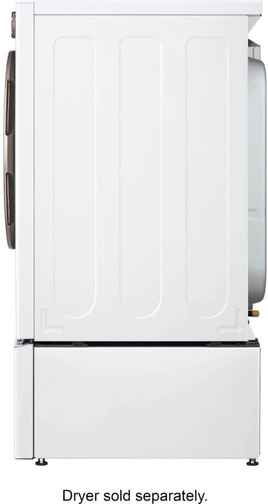 LG WDP6W 27 inch White Laundry Pedestal with Storage Drawer