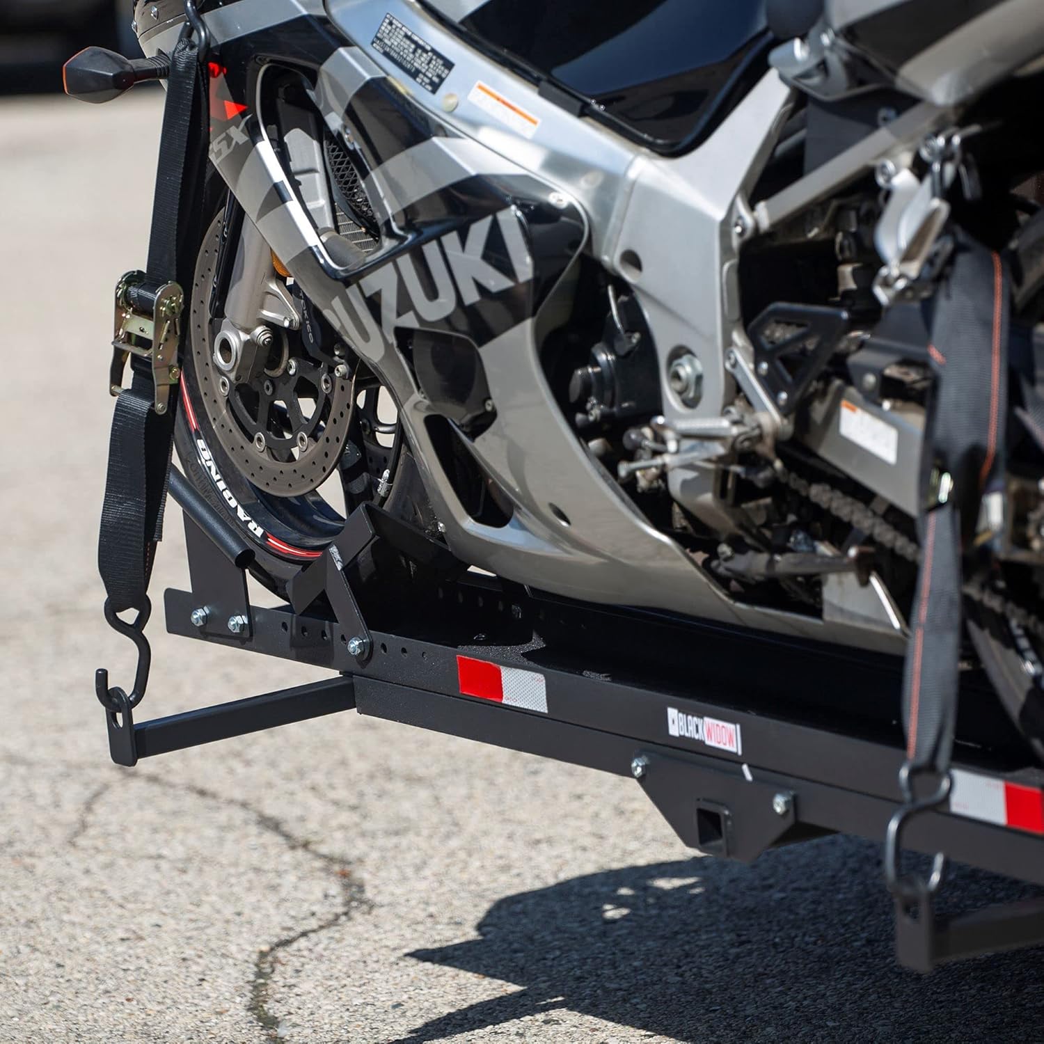 Black Widow Steel Motorcycle Carrier for RVs - 400 & 600 lb. Capacity