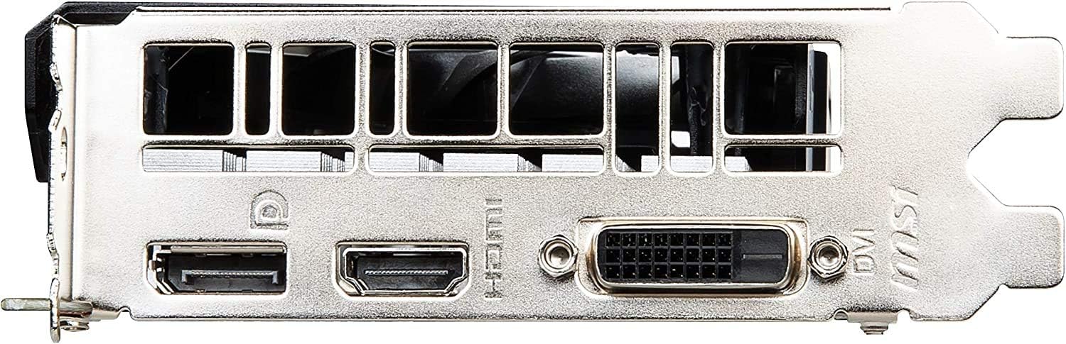 MSI Gaming GeForce GTX 1650 128-Bit HDMI/DP/DVI 4GB GDRR6 HDCP Support DirectX 12 VR Ready ITX Graphics Card (GTX 1650 D6 AERO ITX OCV1) (G165D6AIC1)