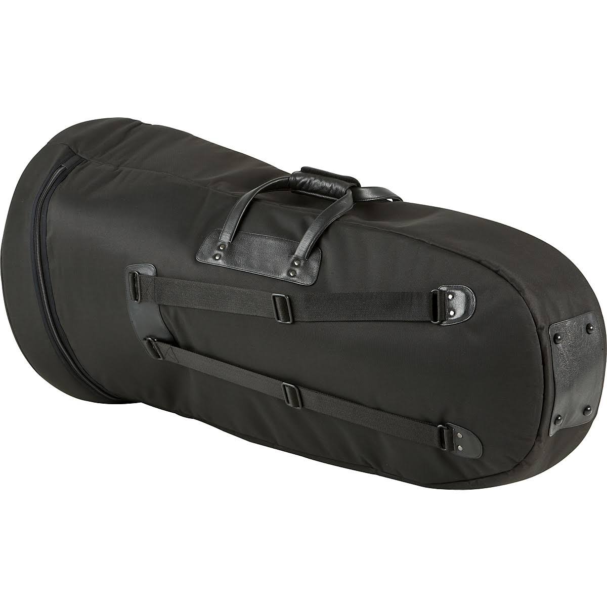 Gard Mid-Suspension Large 20x22 Bell Tuba Gig Bag 64-MLK Black Ultra Leather