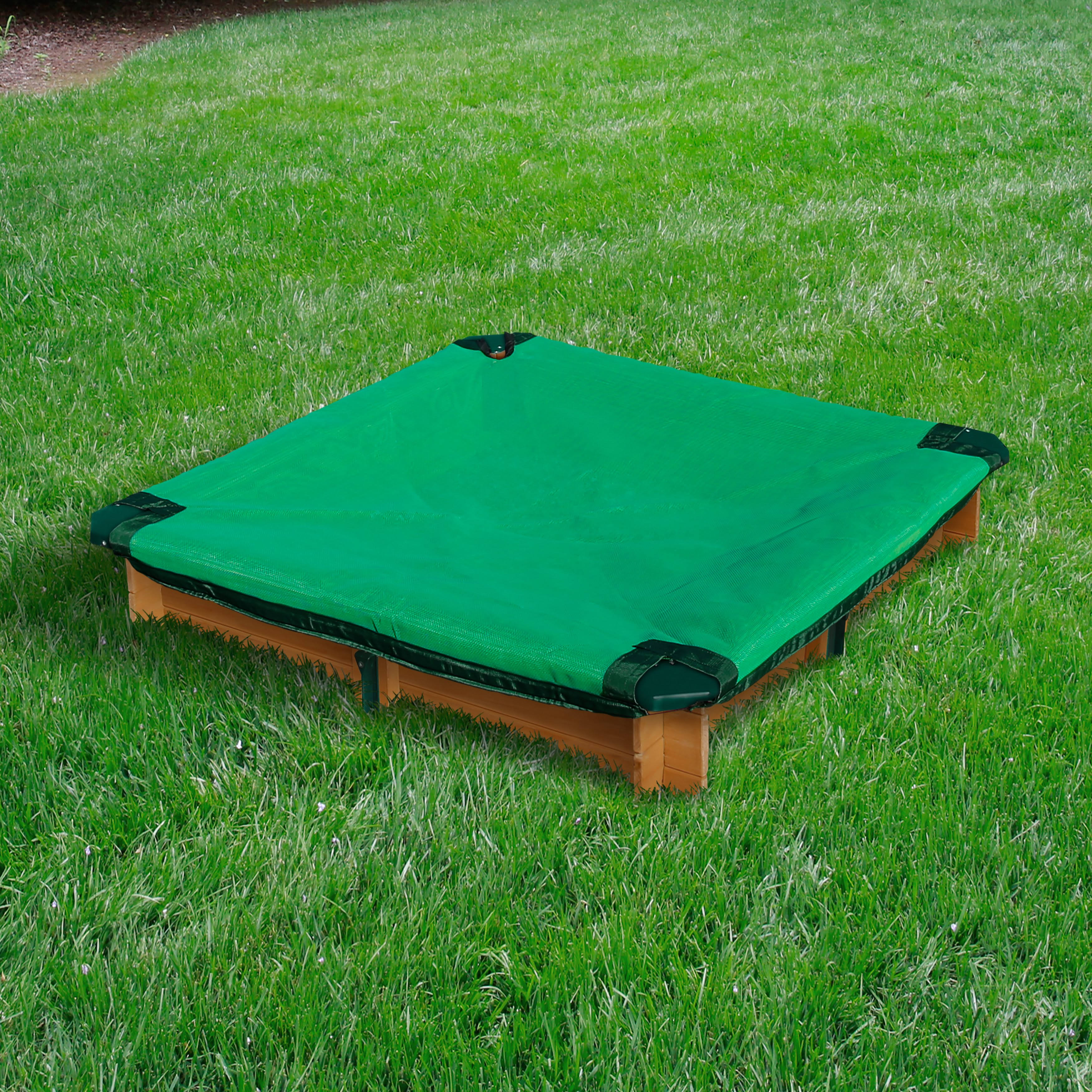 Gorilla Playsets Interlocking Sandbox with Cover