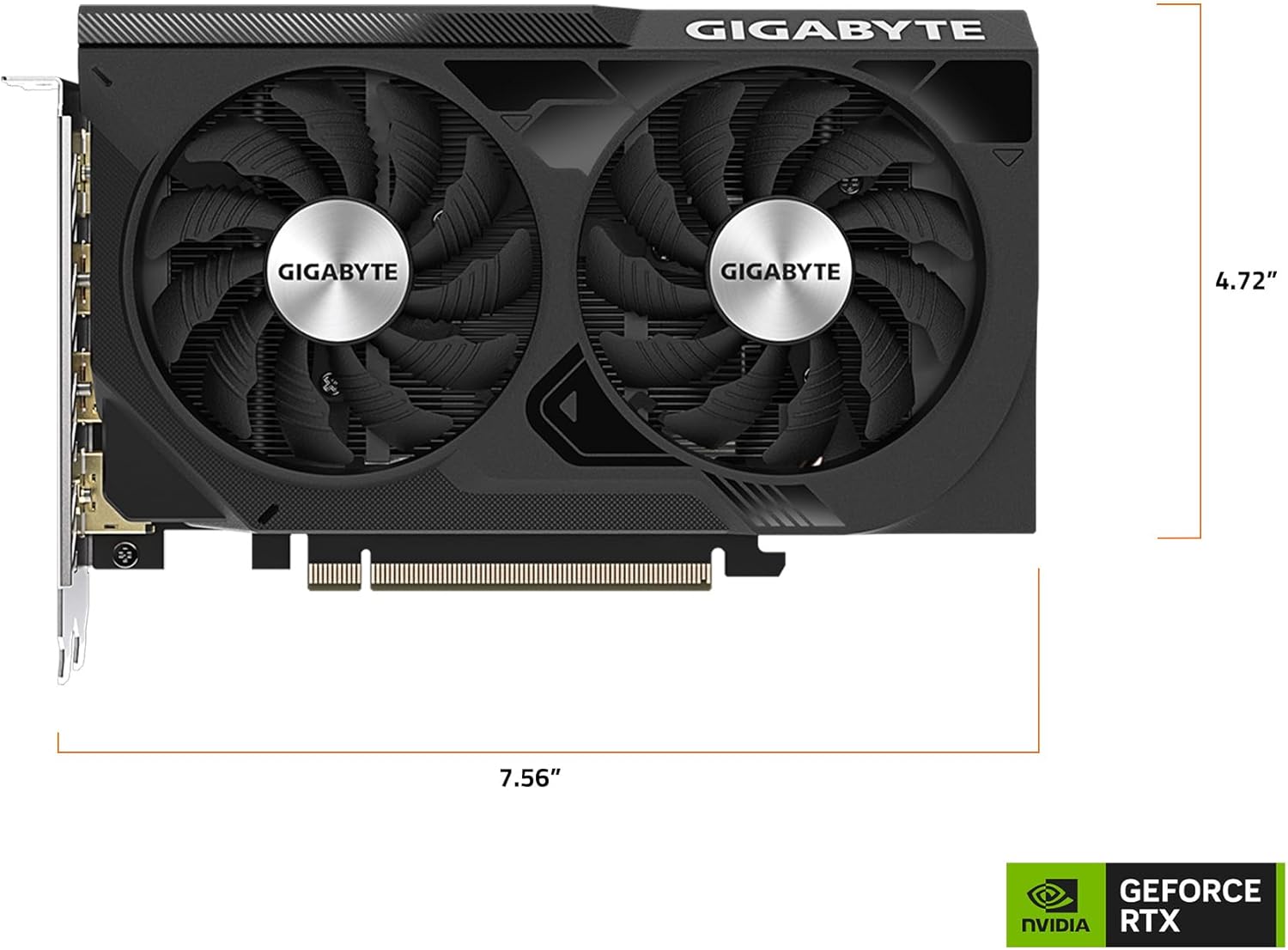 GIGABYTE GeForce RTX 4060 WINDFORCE OC 8G Graphics Card, 2X WINDFORCE Fans, 8GB 128-bit GDDR6, GV-N4060WF2OC-8GD Video Card