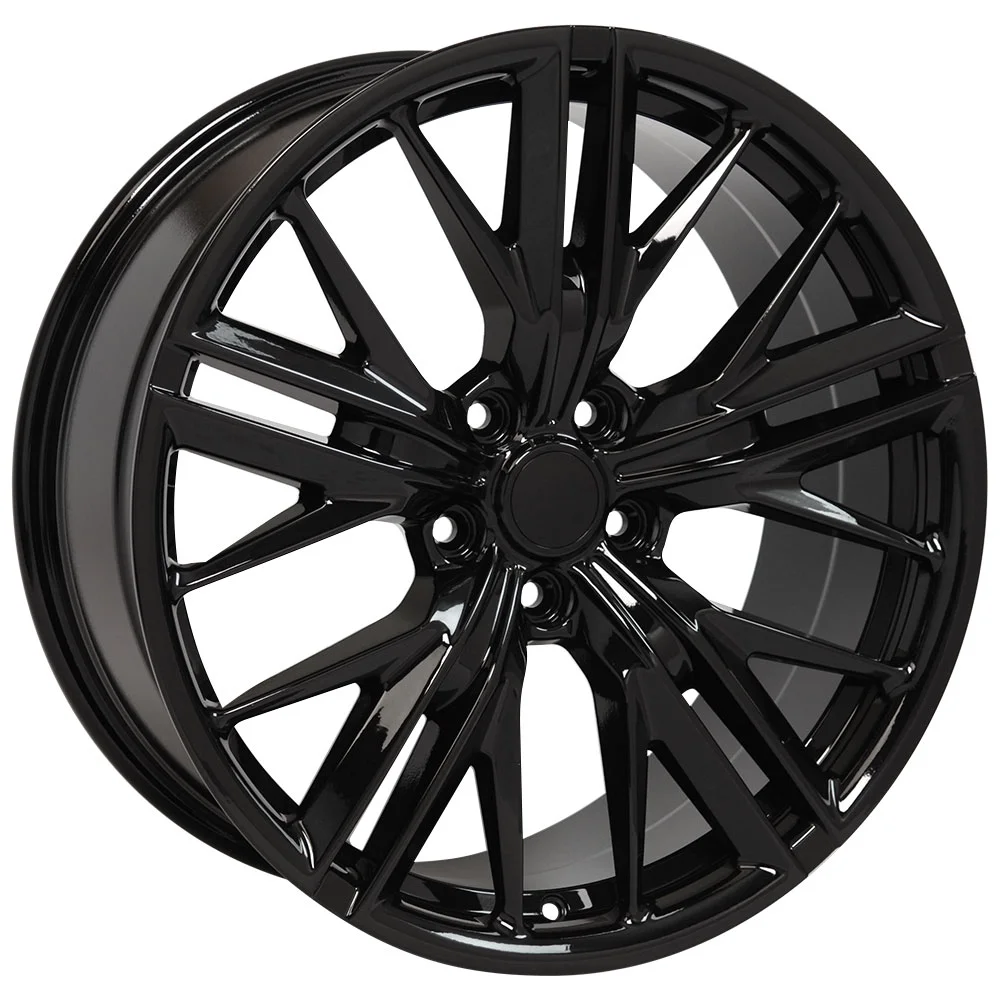 20 inch Rim 2010-2018 Chevy Camaro (Rear) ZL1 Style Black 20x9.5 Aluminum Wheel Direct Fit
