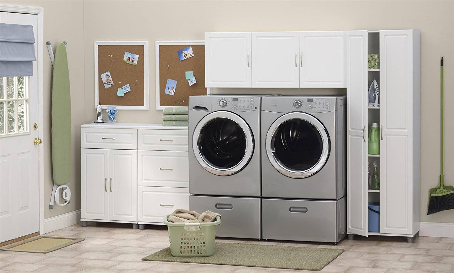 SystemBuild Kendall 24x22 Utility Storage Cabinet - White